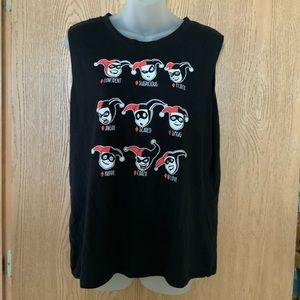 Batman Harley Quinn mood tank top, size Junior XL (15/17)